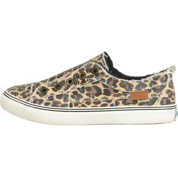 Blowfish Leopard Print Canvas Sneakers - Picture 7 of 7